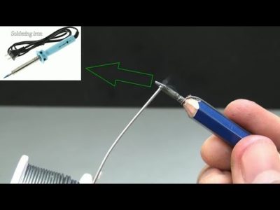 Как сделать паяльник из ручки