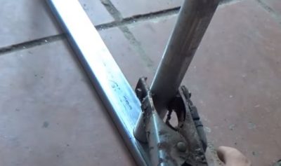 How to butt weld a profile pipe