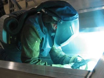In what year did electric arc welding appear?