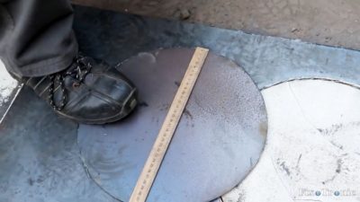 Как вырезать круглое отверстие в металле болгаркой