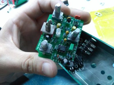 How to solder a wire to a track on a board