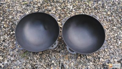 How to heat a cast iron cauldron in the oven