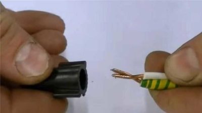 How to clamp a stranded wire