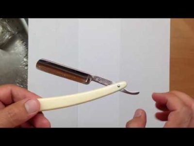 Как заточить бритву с помощью фольги