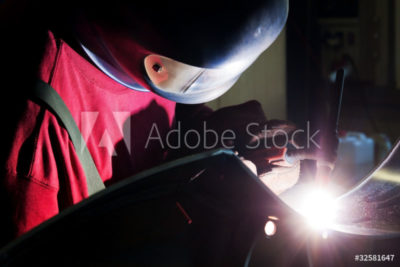 What is gas shielded arc welding with a consumable electrode